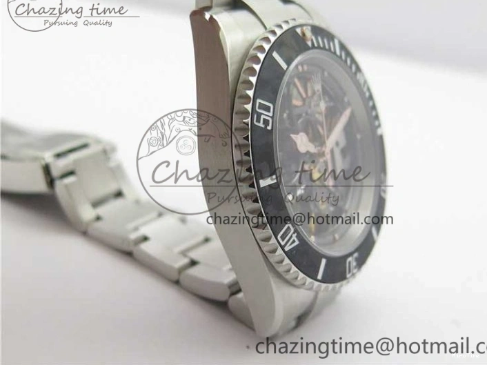 MiroTime 0214 Durable Andrea Pirlo Project Skeleton Submariner SS VRF Best Edition on SS Bracelet SA 2985